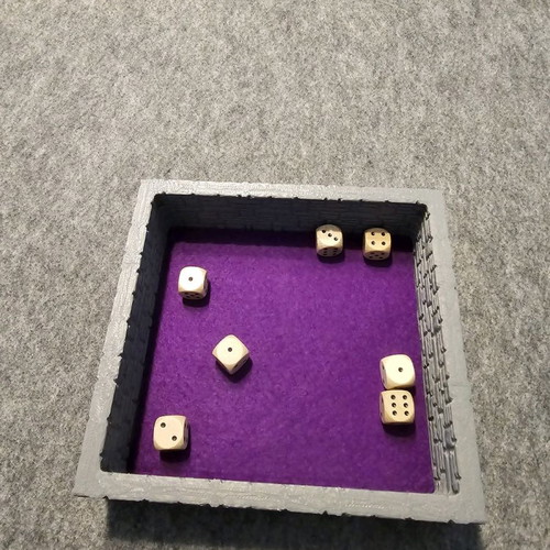 3d printed Dice tray