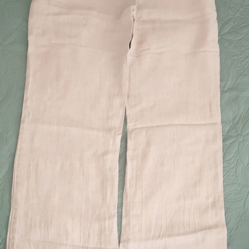 Linen pants Viva beige size S like new