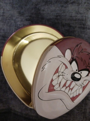 Taz box used, original metal 1998