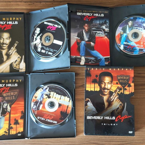 Beverly Hills Cop Trilogy DVD used with Greek subtitles