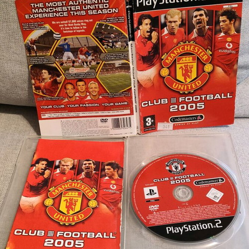 Manchester United Club Football 2005 PS2 used