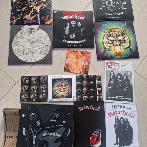 Motörhead 1979 Deluxe Box Set 7LP + 7" single like new, metal