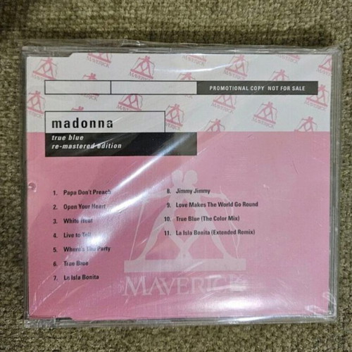 Madonna True Blue Re-Mastered Edition CD like new, pop