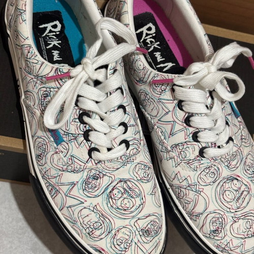 Cropp Rick & Morty Sneakers new, size 42, white with designs