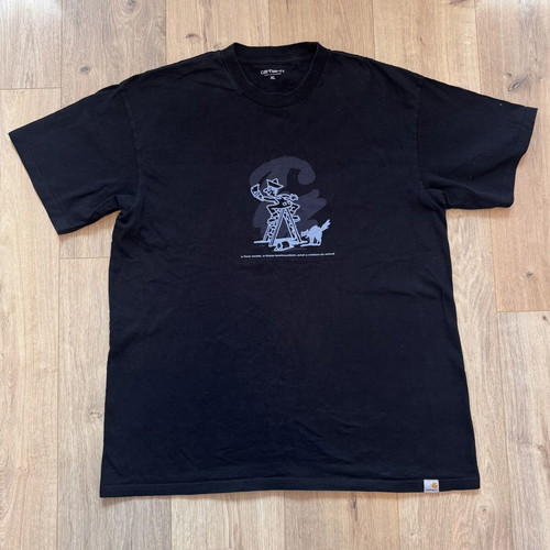 Carhartt WIP Lucky Painter Graphic T-Shirt Black Size XL used
