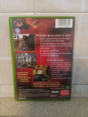 Turok Evolution Xbox game used, complete