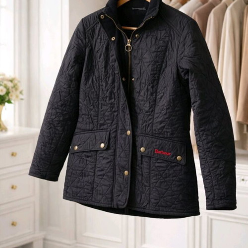 Barbour Polarquilt ladies jacket like new, size L, black