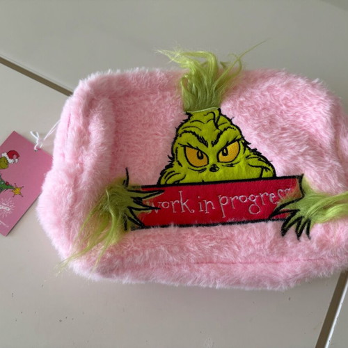 Νεσεσέρ Grinch καινούργιο, ροζ και πράσινο, ευρύχωρο με 2 θέσεις