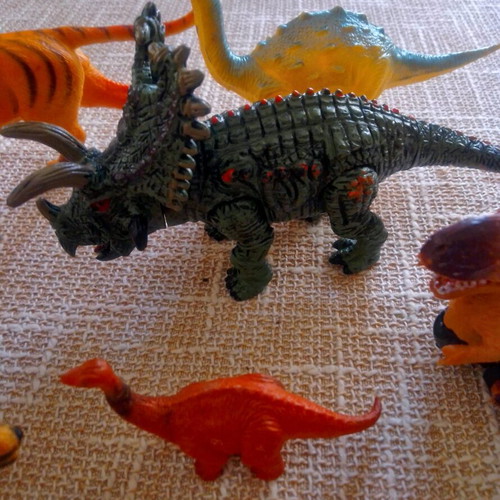 Set of dinosaur and wild animal figures like new