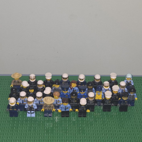 LEGO Police minifigure set, assorted exclusive figures