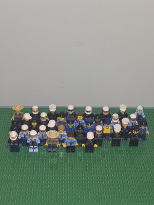 LEGO Police minifigure set, assorted exclusive figures
