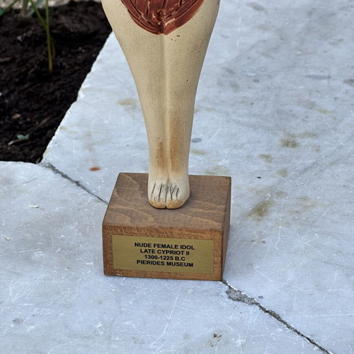 Cypriot Female Idol decorative replica Late Cypriot II used