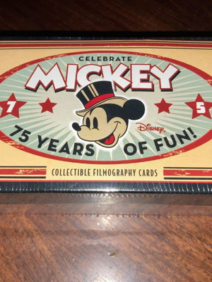 Mickey 75 Years Of Fun юбилейно издание с 75 колекционерски карти запечатана кутия