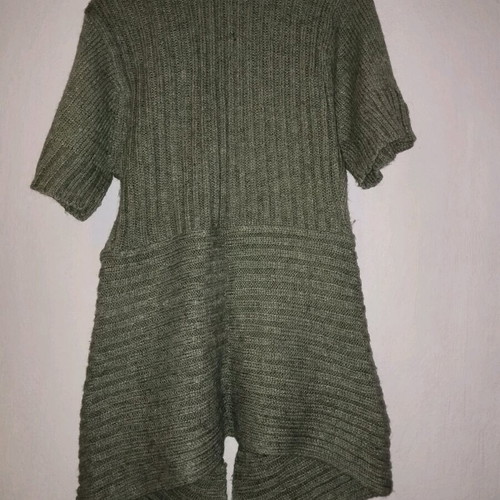 Wool asymmetric cardigan grey like new