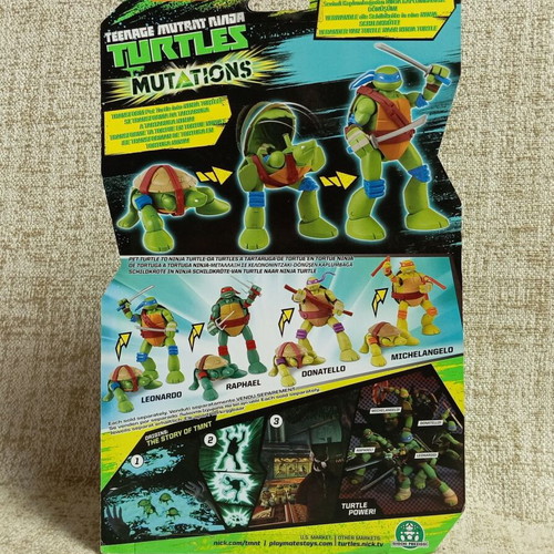 TMNT Raphael Mutations action figure, Nickelodeon, sealed card