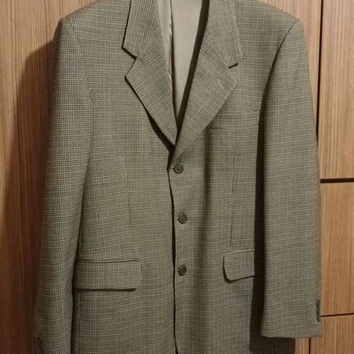 Giangiacomo jacket used, wool, Italian style, checkered, size 50