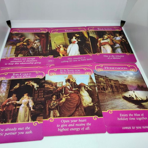 Romance Angels Oracle Cards by Doreen Virtue like new, English edition
