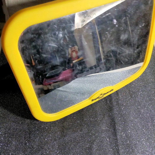 Kid mirror used, yellow