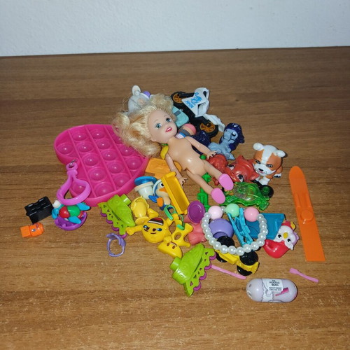 Various toys used, all together