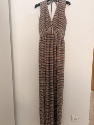 Maxi φόρεμα Paranoia lurex καινούργιο, πολύχρωμο, μέγεθος S/M