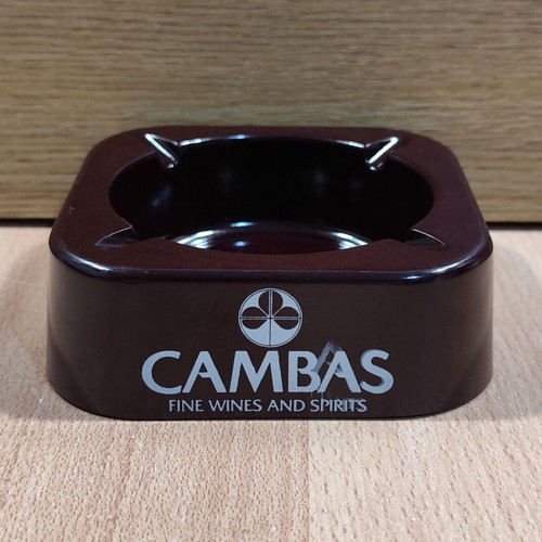 Cambas Wines old promotional plastic ashtray used