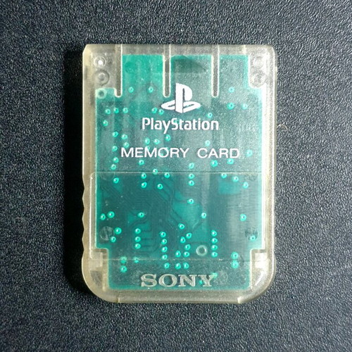 PlayStation 1 Memory Clear used European Pal