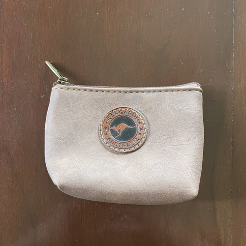 Kangaroo Australia vintage coin pouch