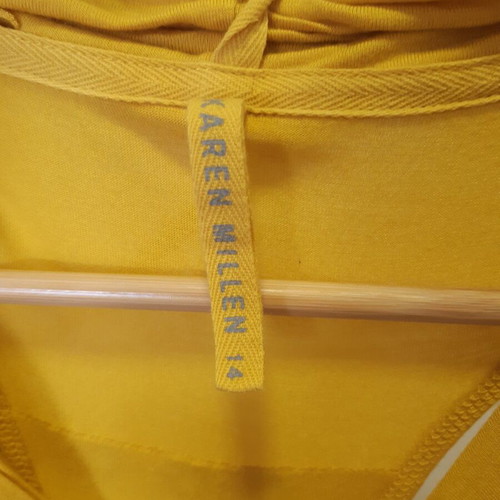 Karen Millen mustard yellow tank top