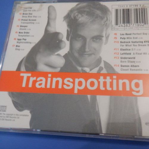 Trainspotting soundtrack CD, rare rock album