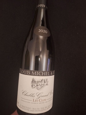 Λευκό ξηρό κρασί Chablis Grand Cru Les Clos Louis Michel καινούργιο