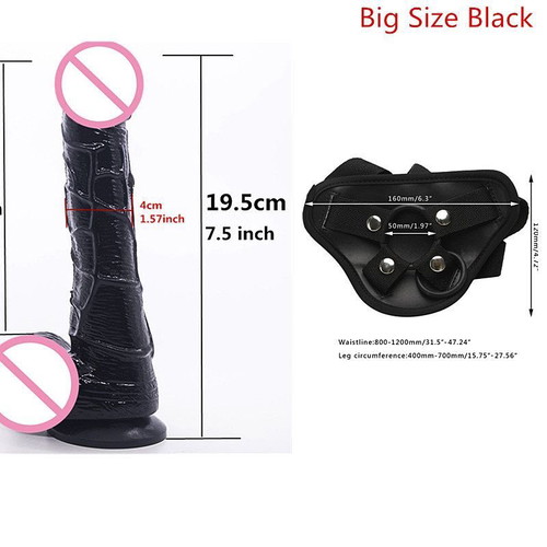 Strap On Harness with Large Penis Unisex
