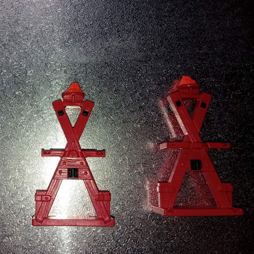Playmobil vintage gun holders like new, set of two