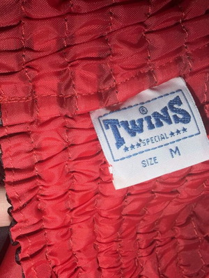 Men's Kick/Thai Boxing Shorts Twins Special W.M.C. like new, red