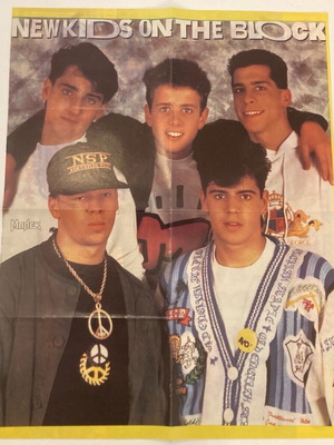 NKOTB - Germany Italia 90 Poster from magazine BLEK In good condition Price 9 Euros