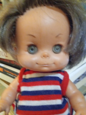 El Greco doll used, missing one sock