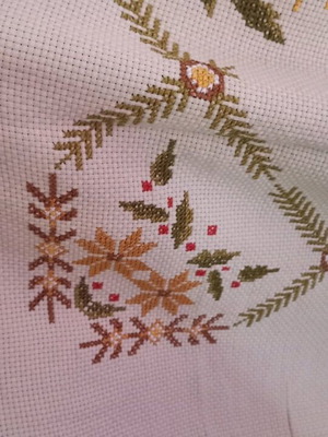 Christmas tablecloth new 1.80×1.80 meters