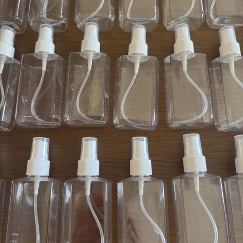Plastic perfume bottles 110 ml new, pack of 40