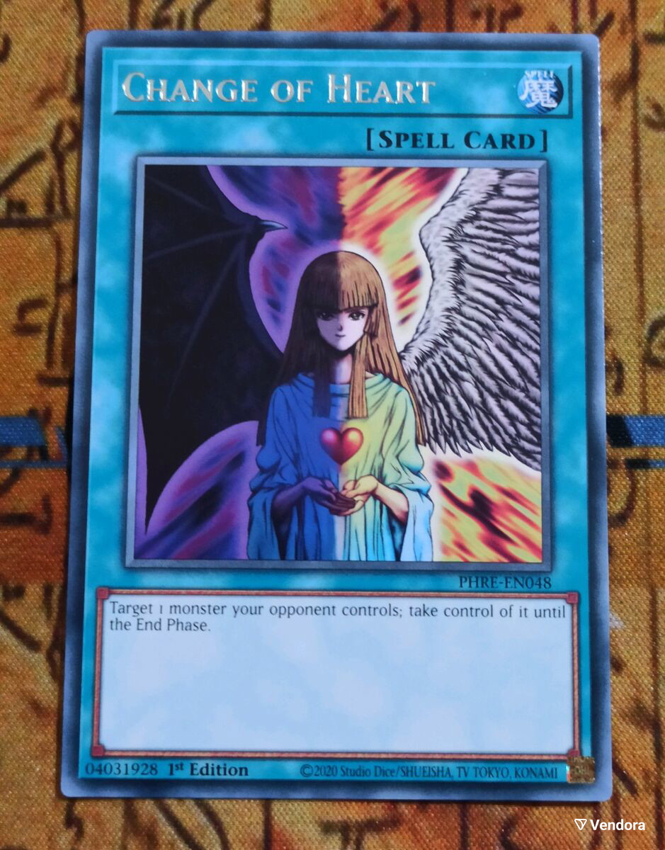 Change Of Heart Normal Spell card like new -  1,00 - Vendora.cy