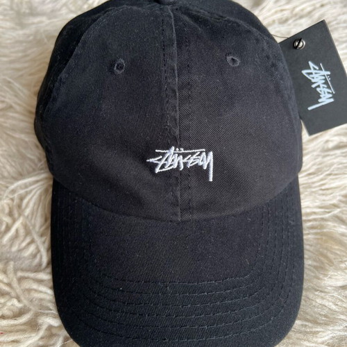 Stussy Stock Logo Cap new, black