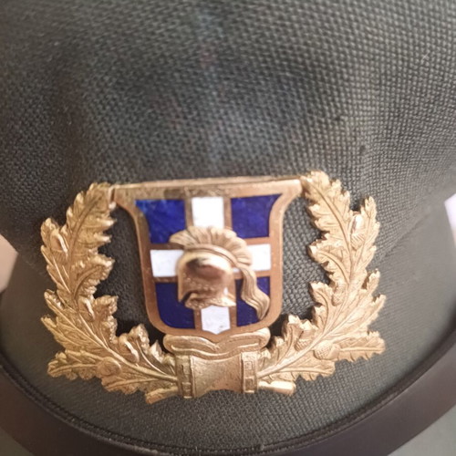 Greek Army Officer's Cap 1973-74 used, good condition