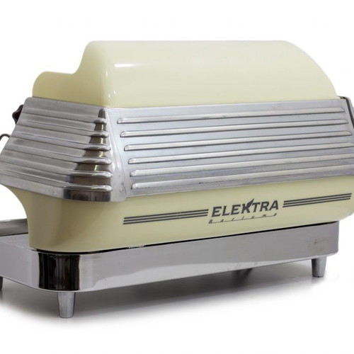 Elektra Barlume 2 Group Espresso Machine like new, vintage cream