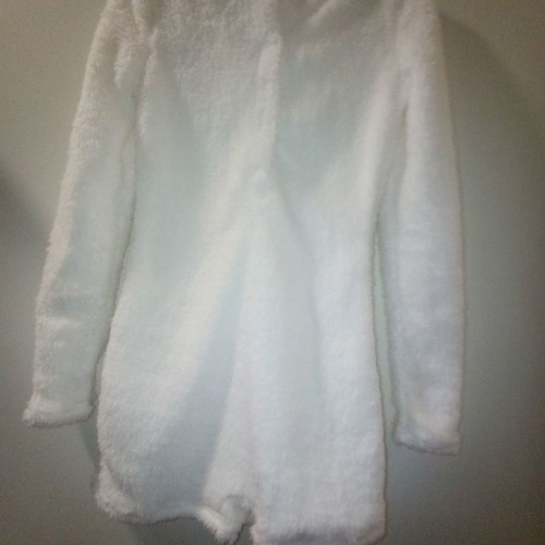 Plush short one-piece romper new, size S