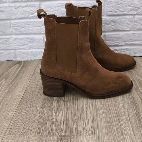 Sergio Bardi suede boots brown like new, size 39