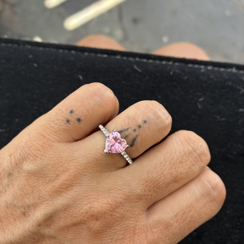 Chiara Ferragni J19AUV420 women's ring brass, pink