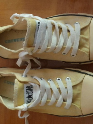 Converse athletic shoes used, size 39, yellow