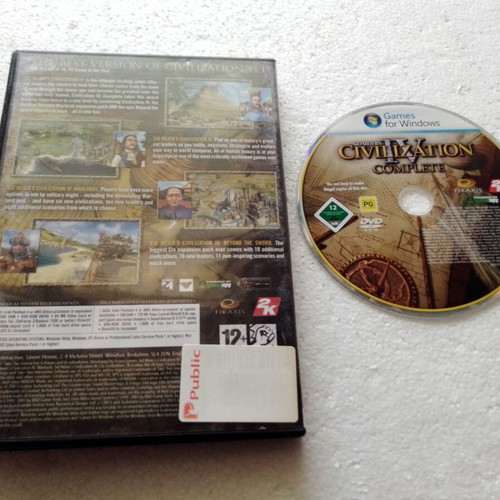 Sid Meier's Civilization IV Complete PC CD-ROM used
