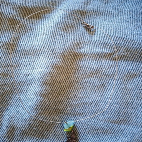 Girl necklace 925 silver like new, multicolor