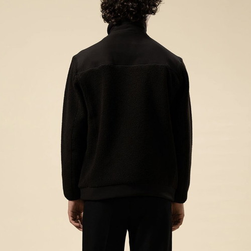 Kapten & Son Teddy Fleece Jacket new, black, size S-M