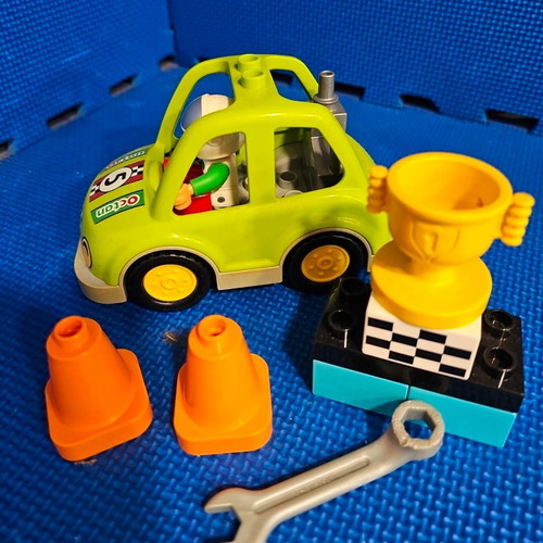 Duplo raceauto set like new