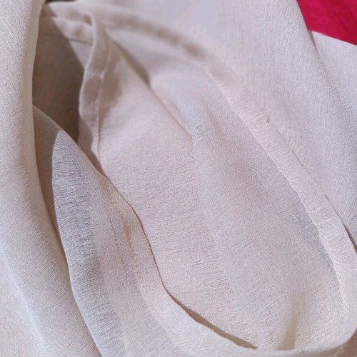 Small curtain like new, ecru transparent
